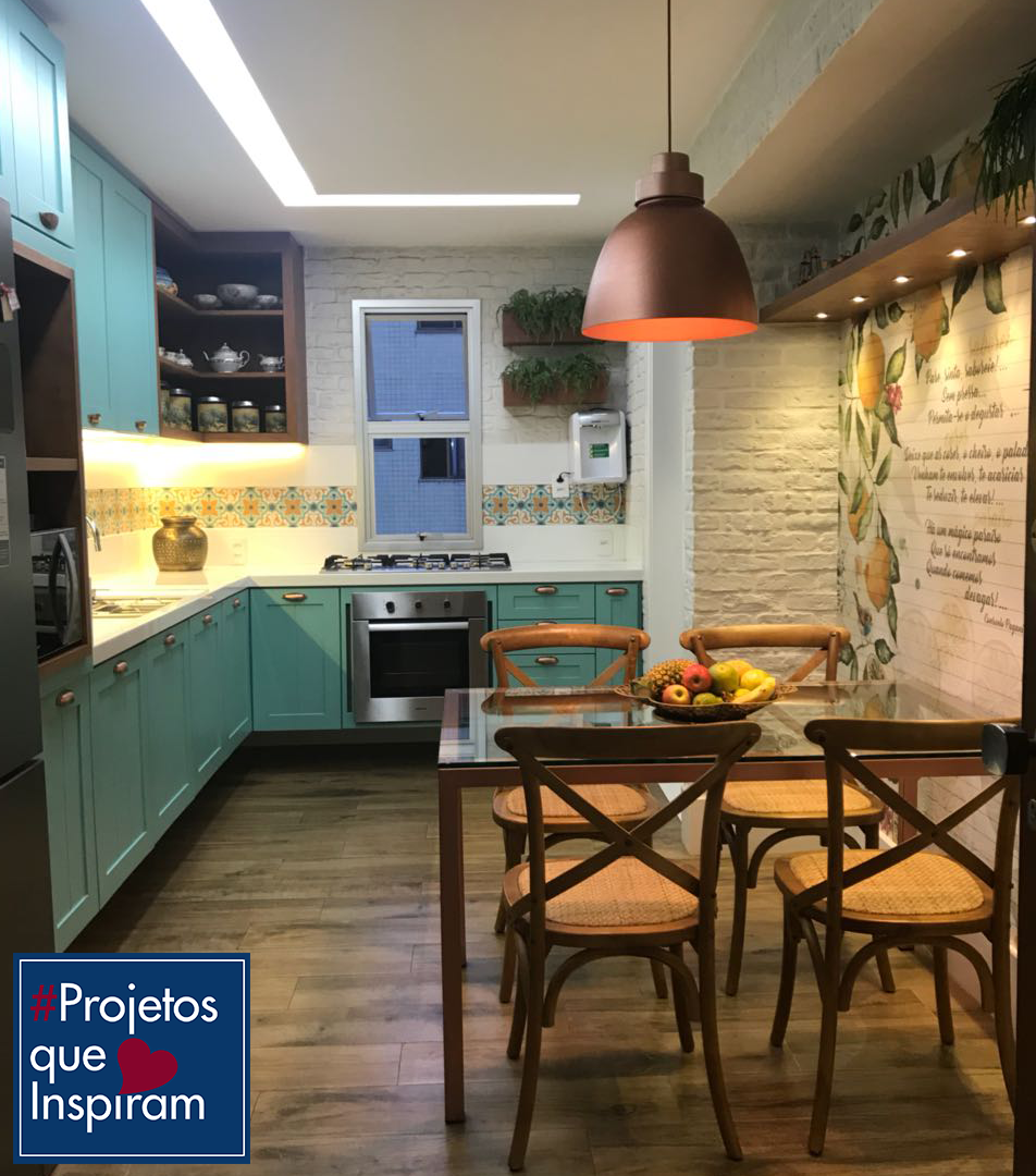 #ProjetosQueInspiram - Um Charme de Cozinha, por Hellen Rocha e Potira Manhães